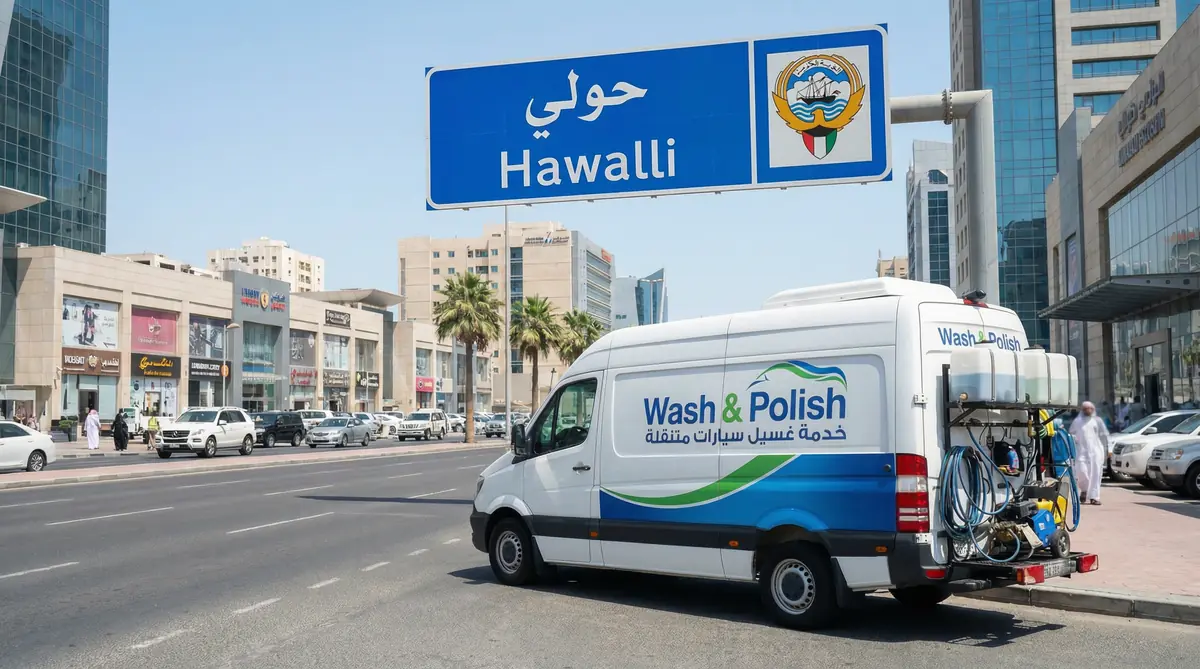 غسيل سيارات متنقل في محافظة حولي