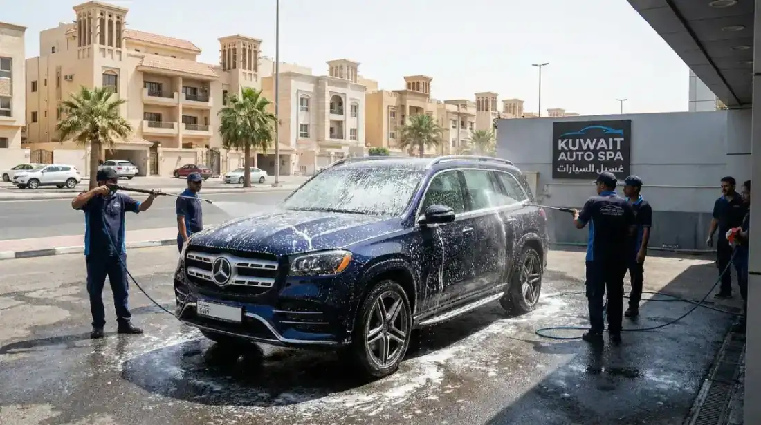 Mobile car wash in Kuwait - Professional service