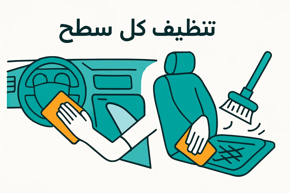 تنظيف كل سطح