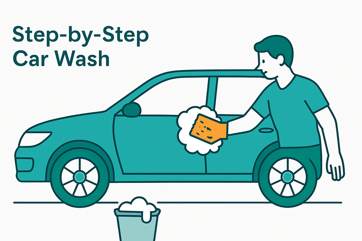 Step-by-Step Car Wash