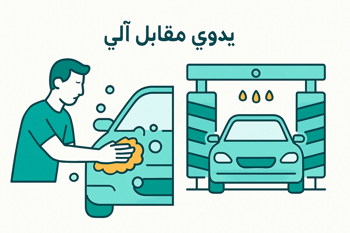 يدوي مقابل آلي
