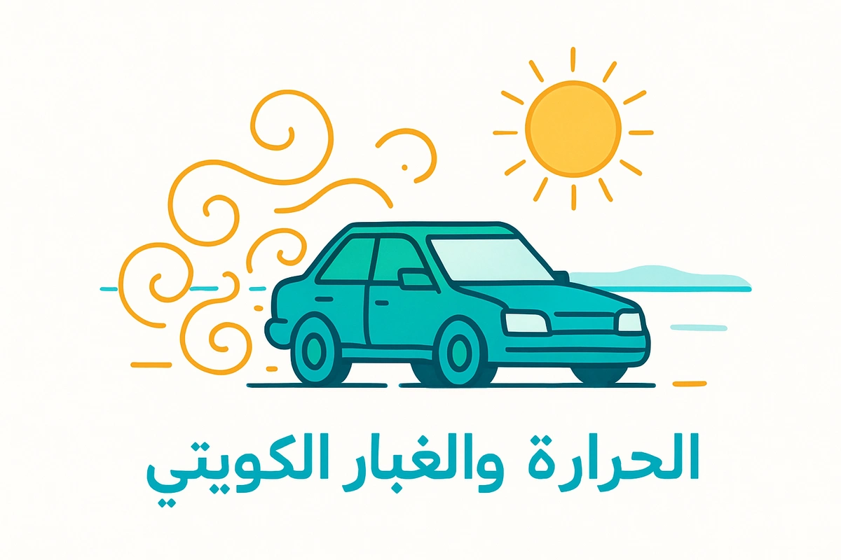الحرارة والغبار الكويتي