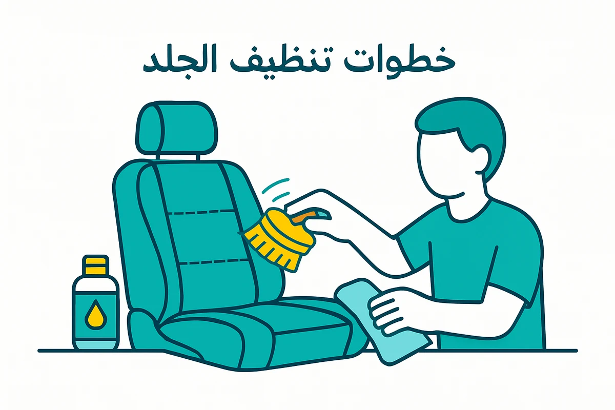 خطوات تنظيف الجلد