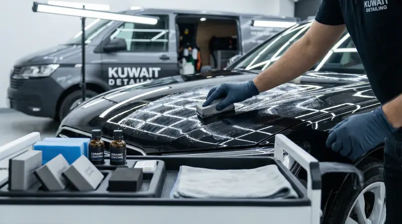 تطبيق طلاء السيراميك الاحترافي