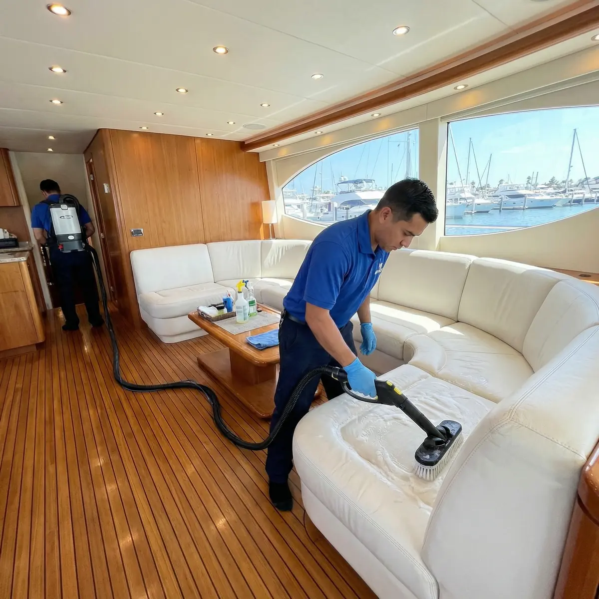 تنظيف المقصورة الداخلية