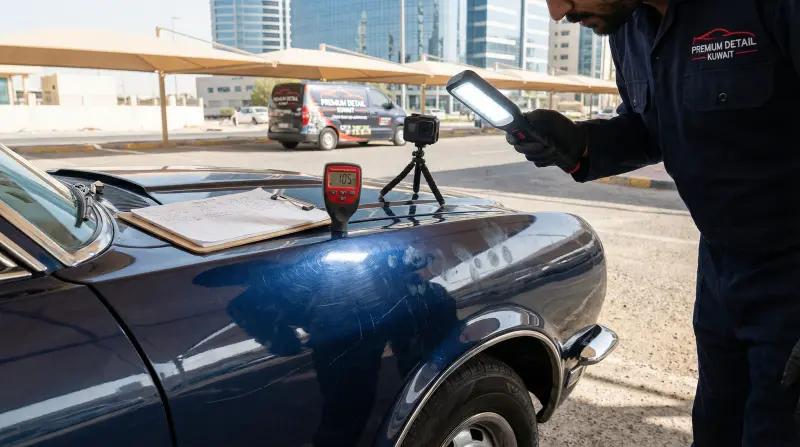 فحص الطلاء التفصيلي