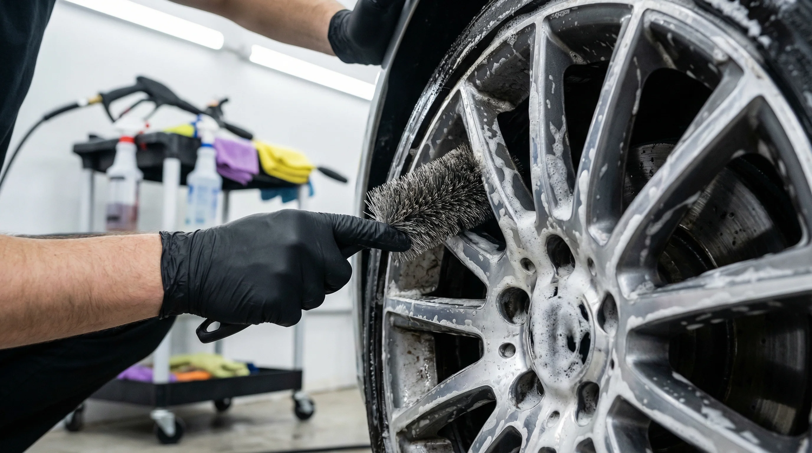 تنظيف مقاعد القماش والجلد بالبخار