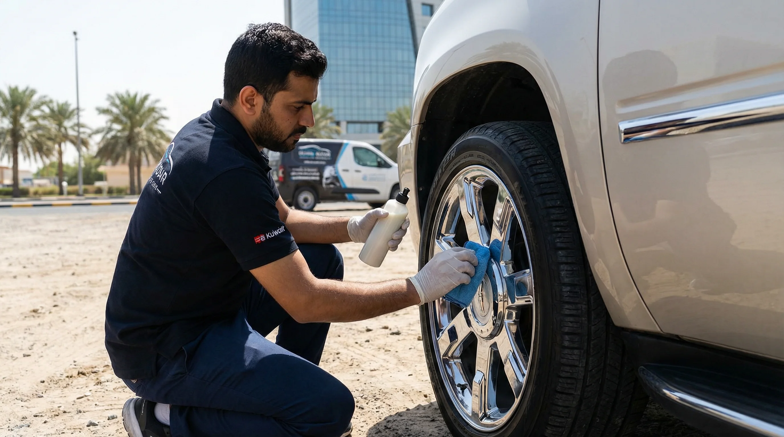 تنظيف السقف الداخلي وألواح الأبواب