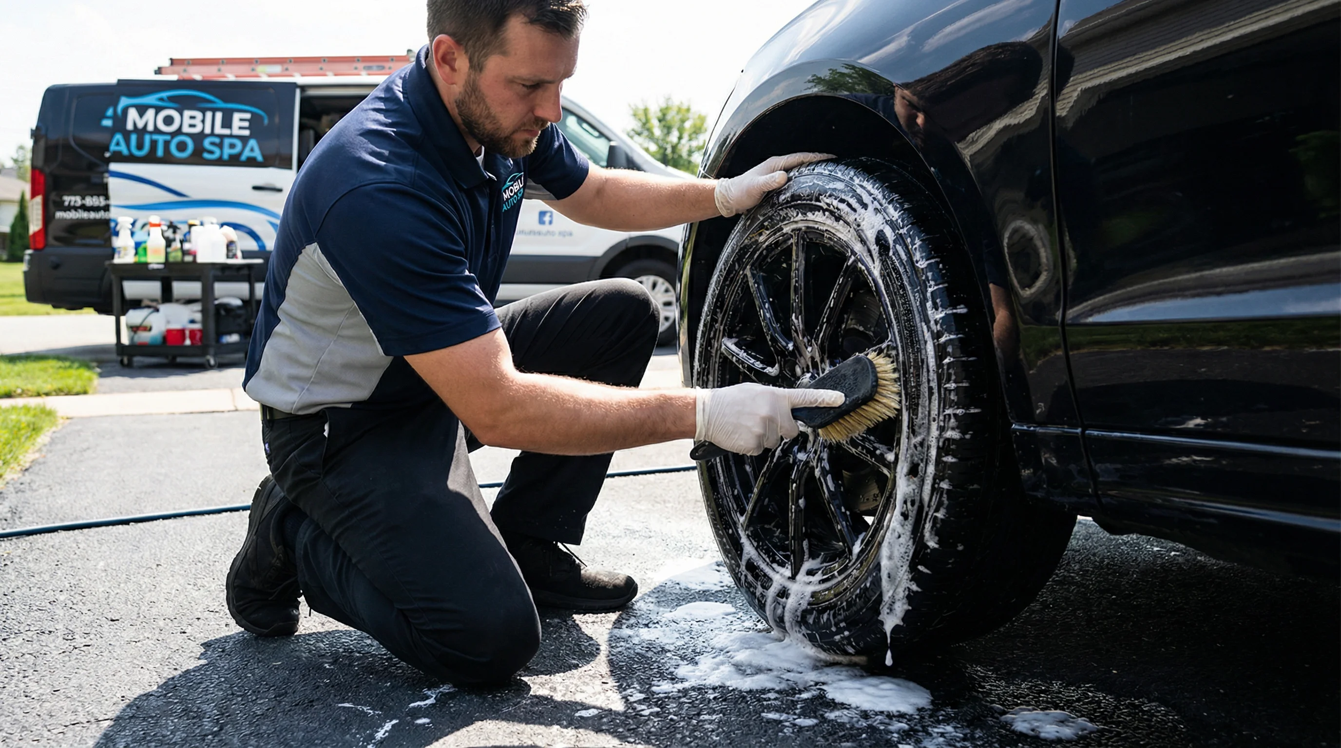 العناية بالإطارات