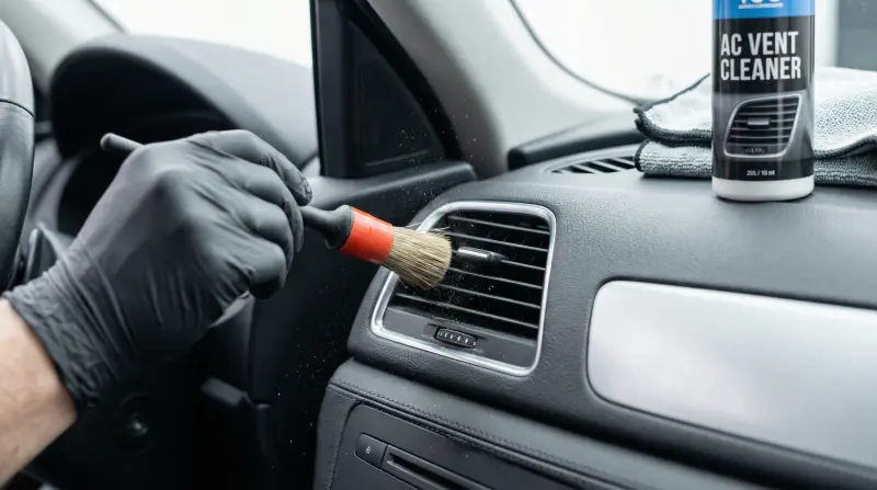 تنظيف فتحات التكييف