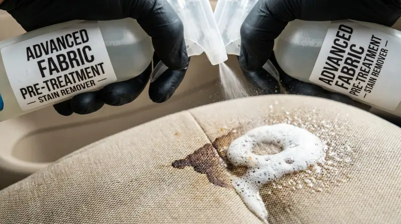 تطبيق المعالجة المسبقة للبقع العنيدة