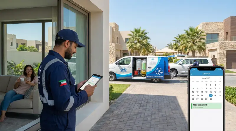 غسيل سيارات متنقل في الرميثية