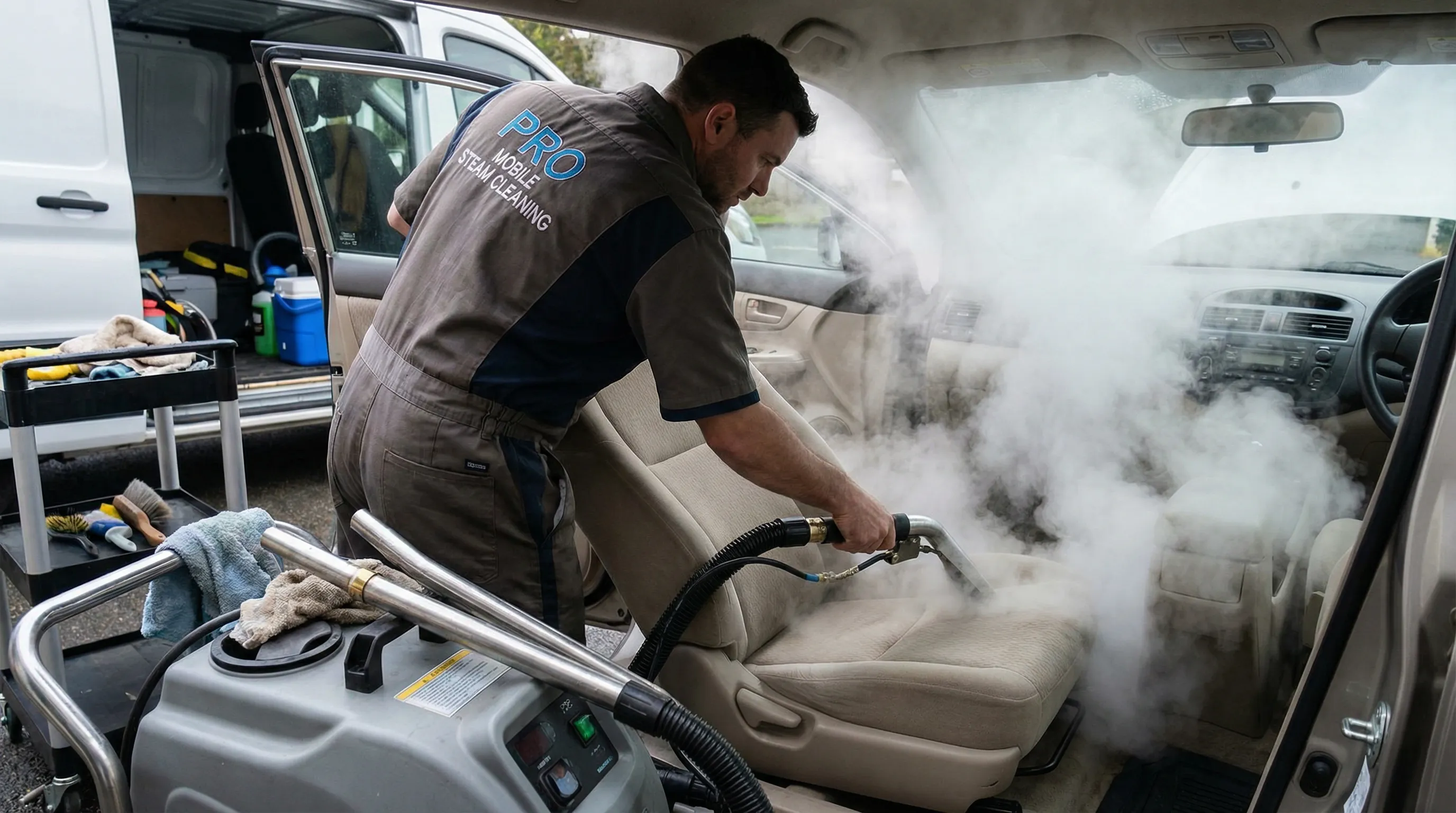 التنظيف بالبخار